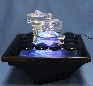 Wall picture frame water fountain