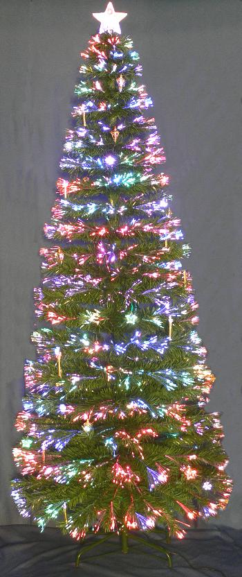 fiber optic Christmas tree