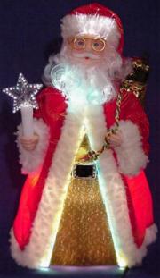  wholesale fiber optic table top santa