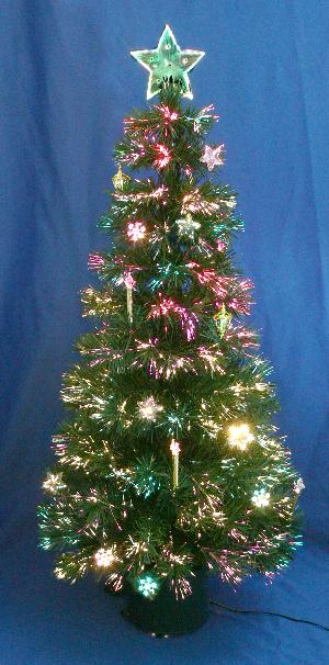 fiber optic Christmas tree