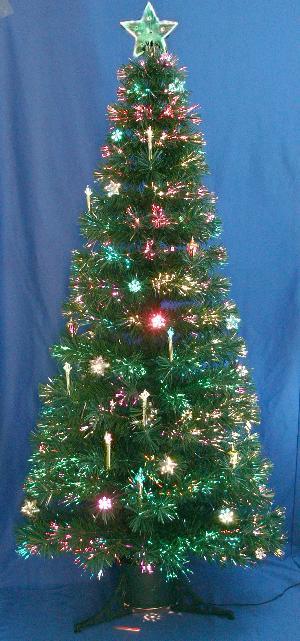 fiber optic Christmas tree